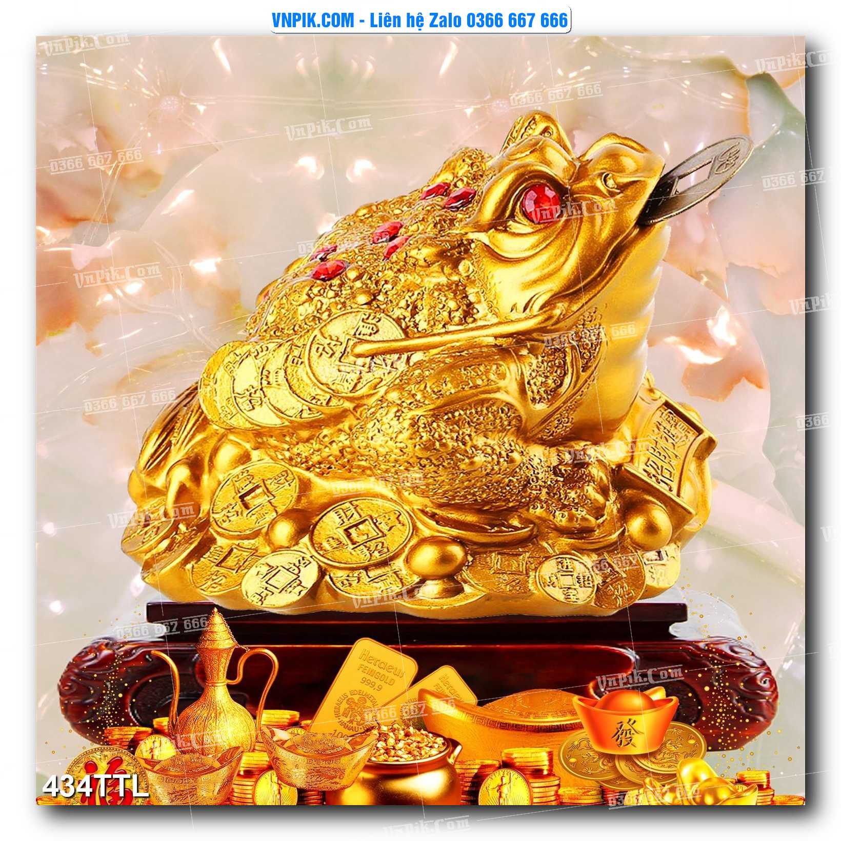 File PSD Vector Tranh Tài Lộc Mẫu Số 434TTL