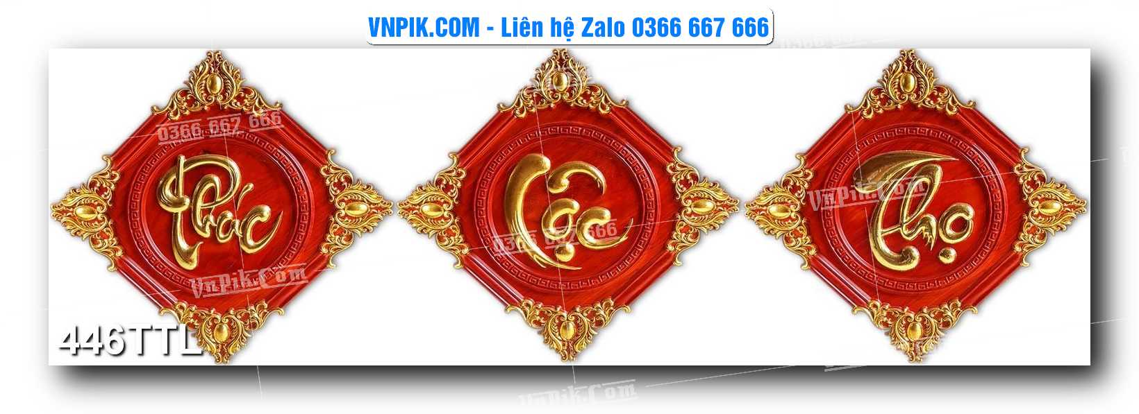 File PSD Vector Tranh Tài Lộc Mẫu Số 446TTL