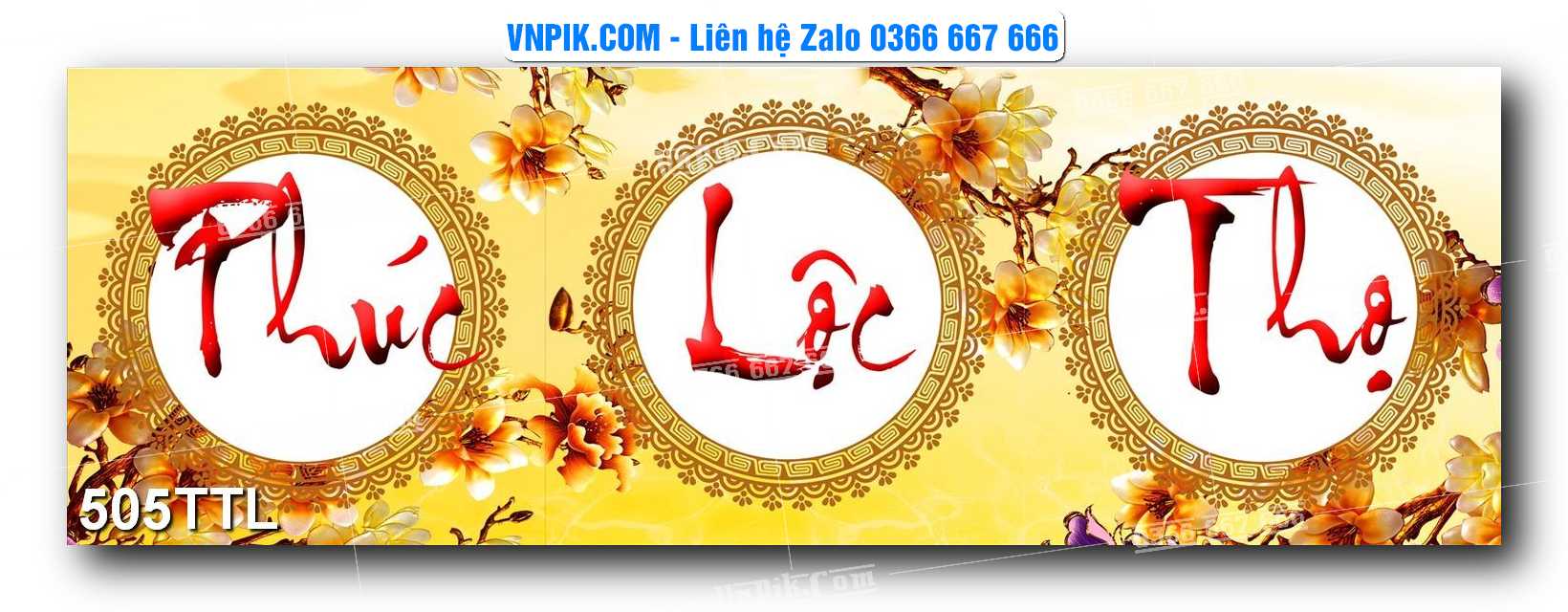 File PSD Vector Tranh Tài Lộc Mẫu Số 505TTL