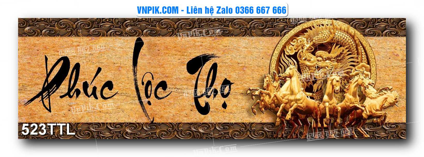 File PSD Vector Tranh Tài Lộc Mẫu Số 523TTL