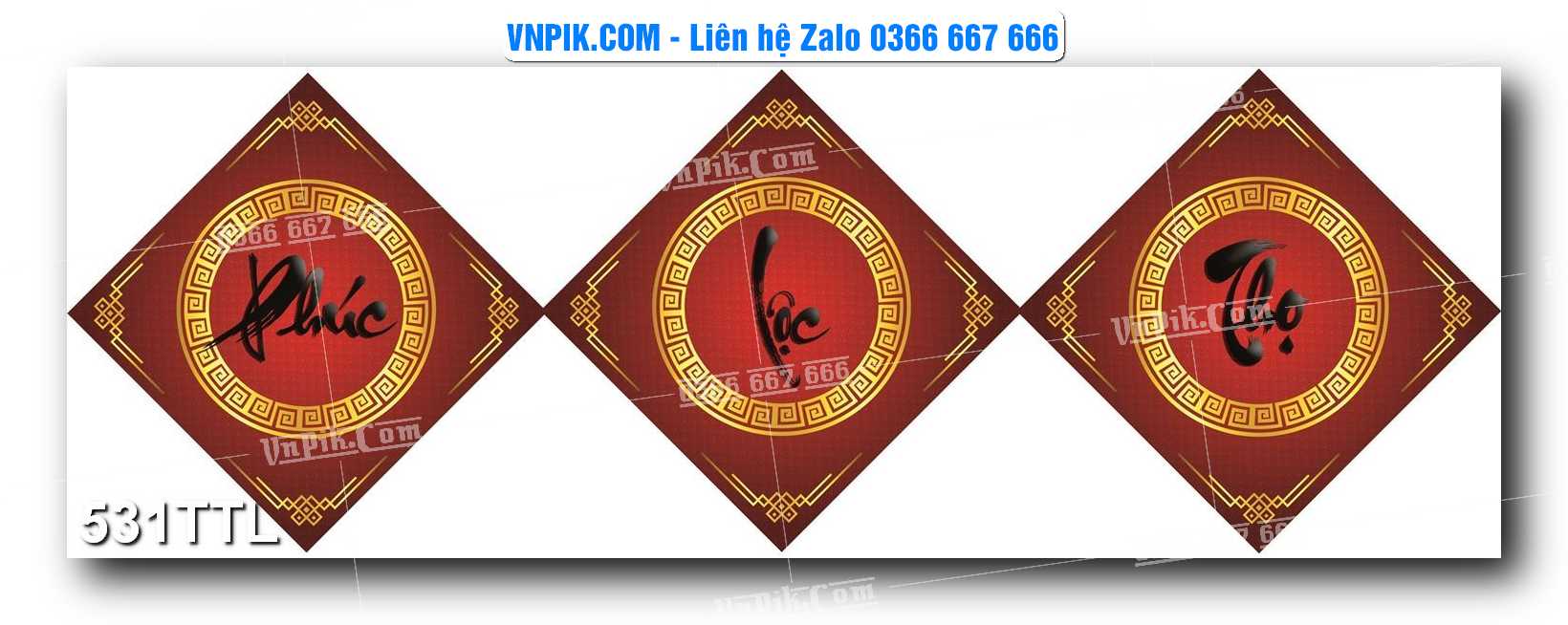File PSD Vector Tranh Tài Lộc Mẫu Số 531TTL