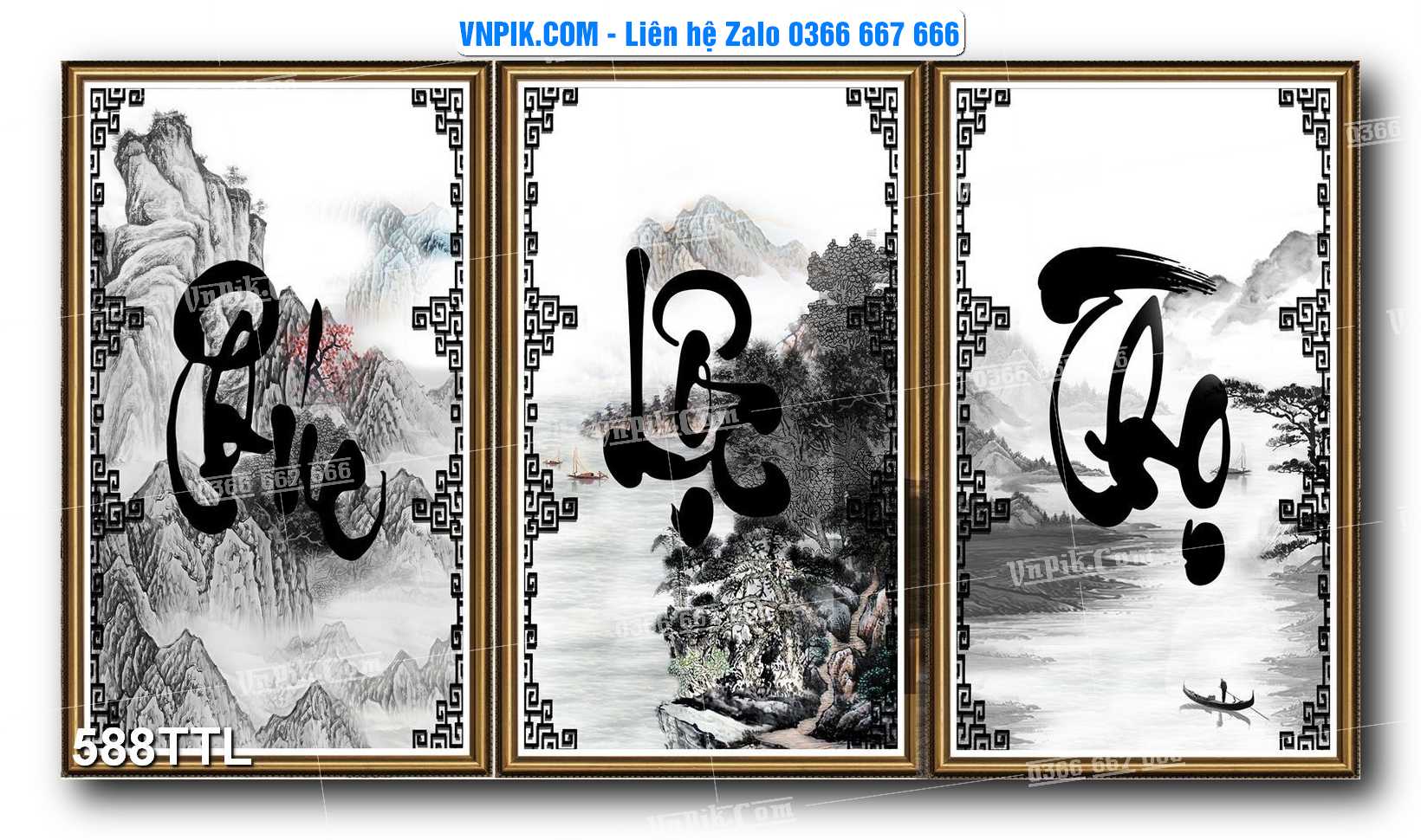 File PSD Vector Tranh Tài Lộc Mẫu Số 588TTL