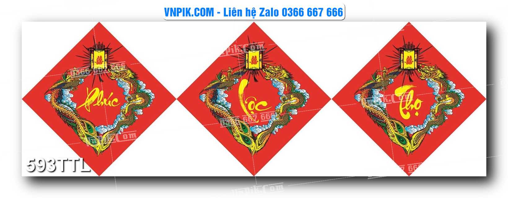 File PSD Vector Tranh Tài Lộc Mẫu Số 593TTL