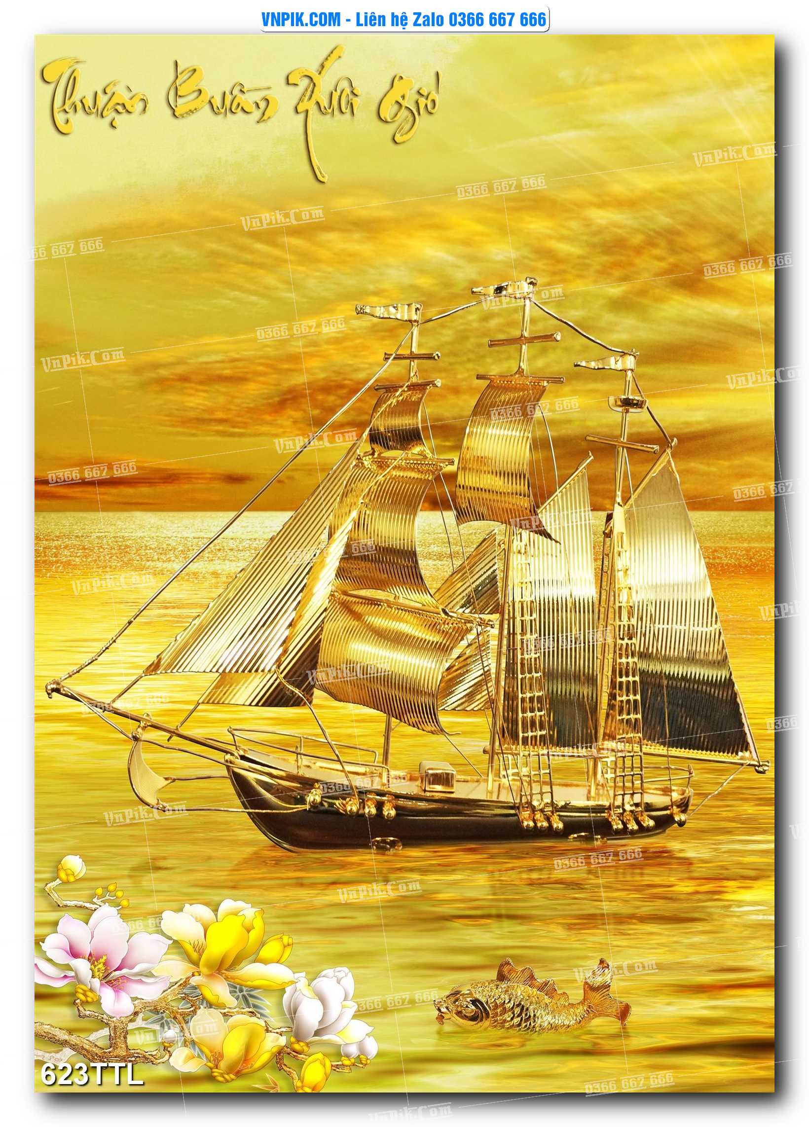 File PSD Vector Tranh Tài Lộc Mẫu Số 623TTL