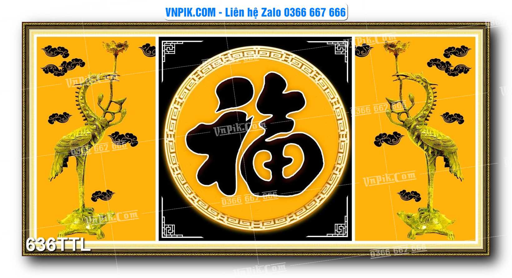 File PSD Vector Tranh Tài Lộc Mẫu Số 636TTL