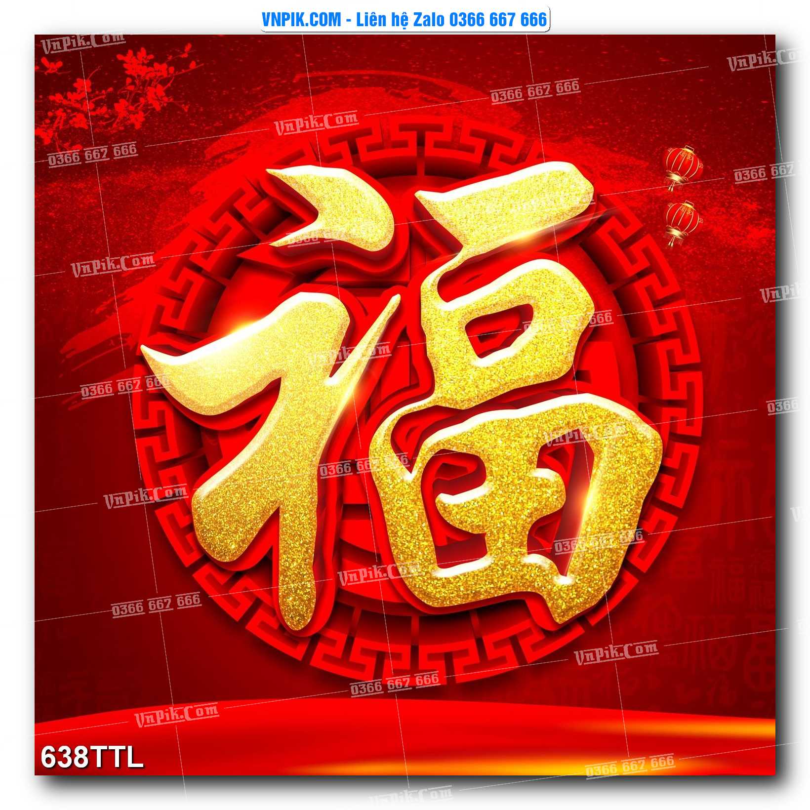 File PSD Vector Tranh Tài Lộc Mẫu Số 638TTL