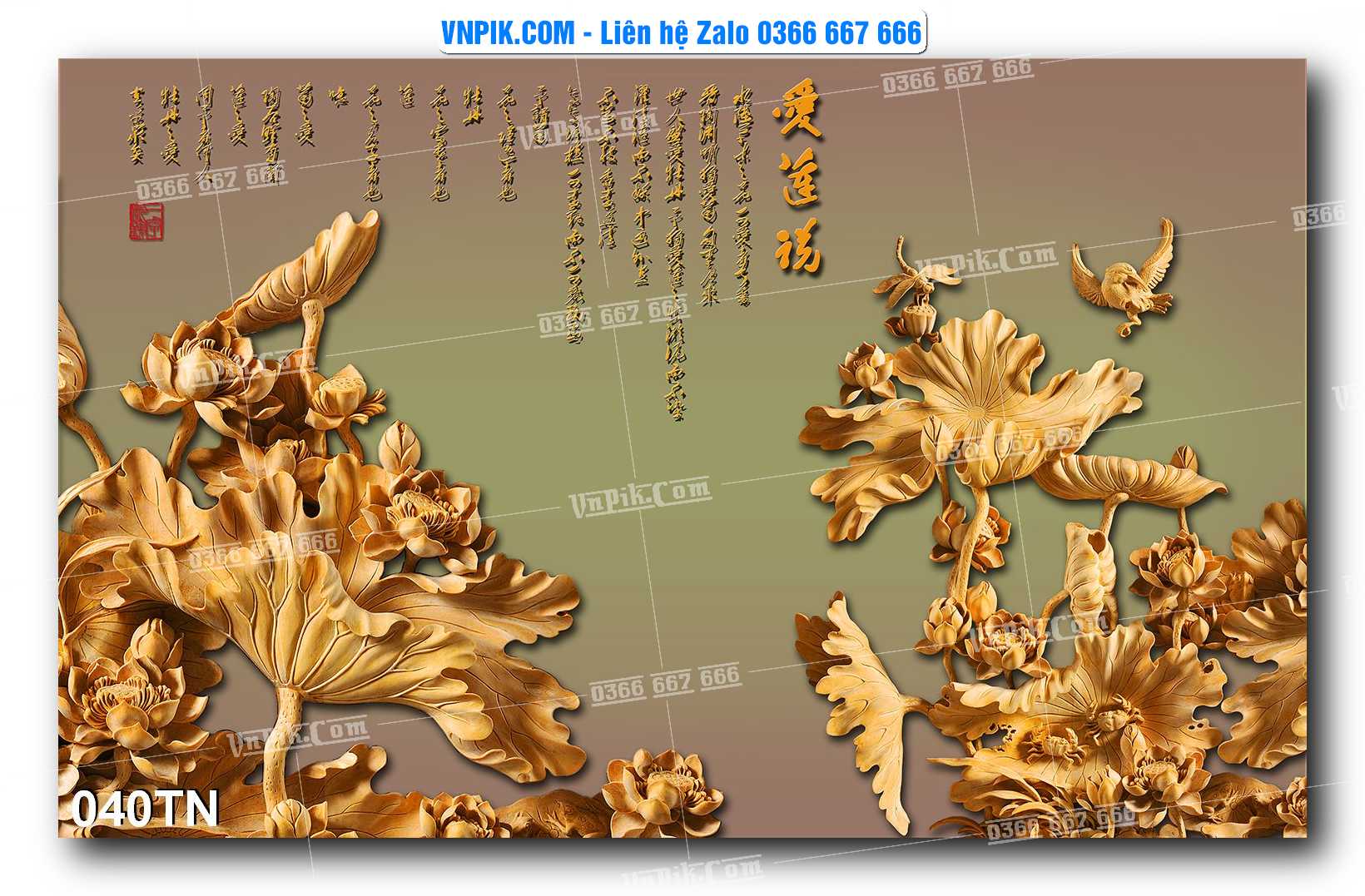 File PSD Vector Tranh giả ngọc phong thủy – Điêu khắc gỗ – Mã file 040TN