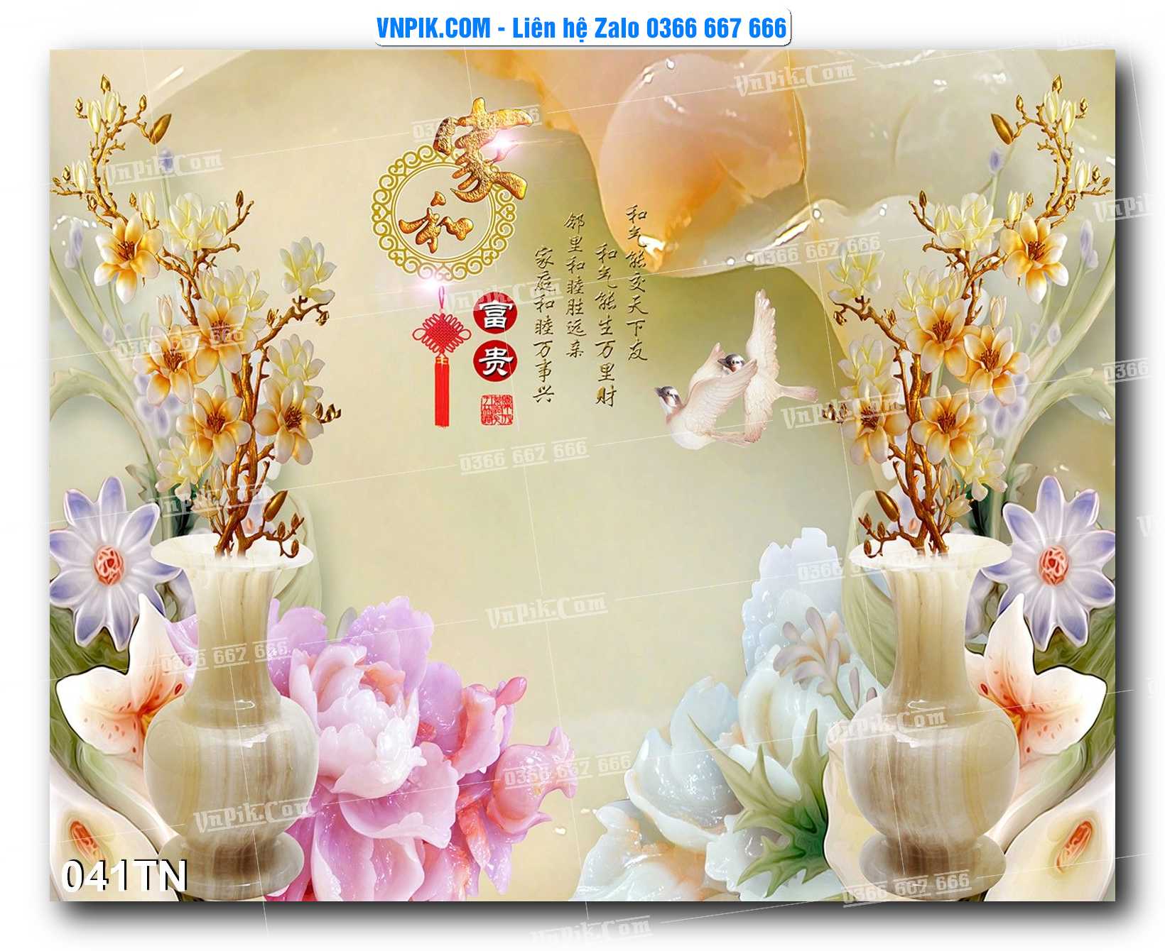 File PSD Vector Tranh giả ngọc phong thủy – Điêu khắc gỗ – Mã file 041TN