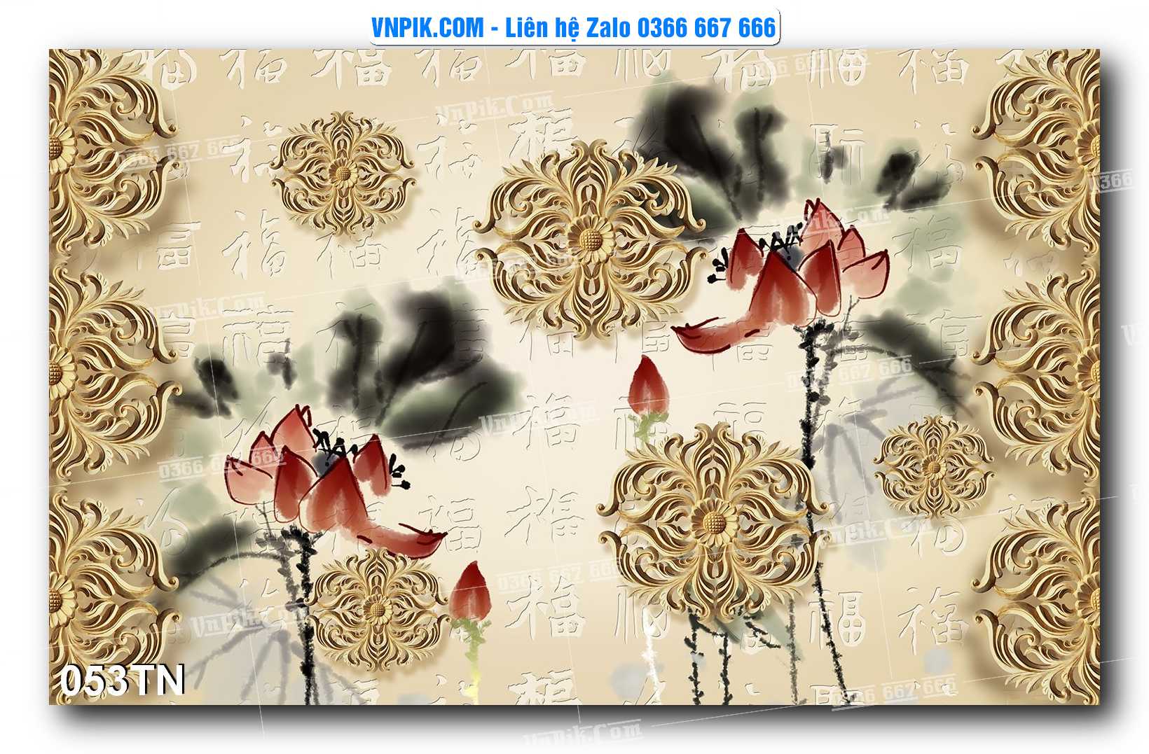 File PSD Vector Tranh giả ngọc phong thủy – Điêu khắc gỗ – Mã file 053TN