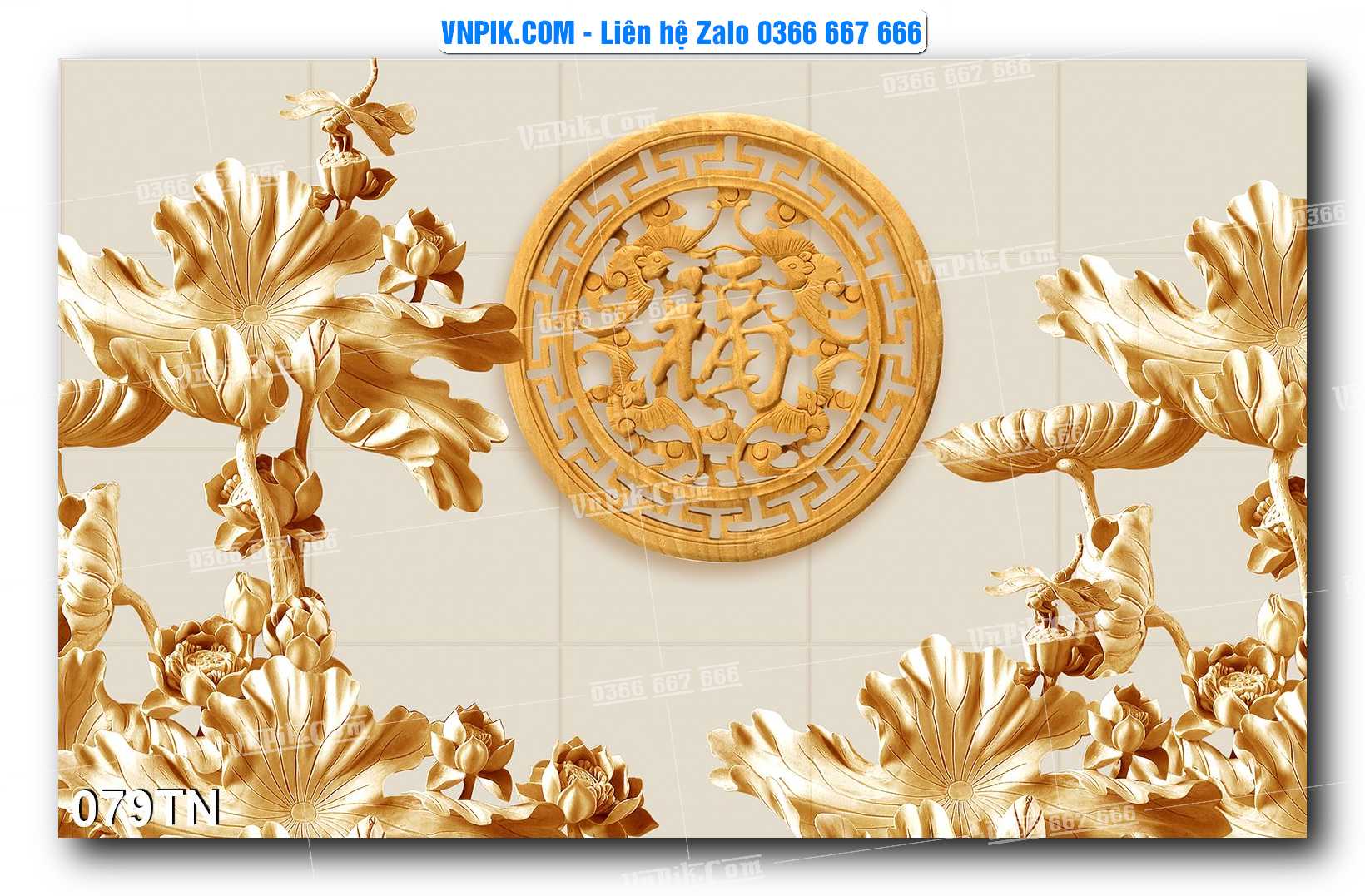 File PSD Vector Tranh giả ngọc phong thủy – Điêu khắc gỗ – Mã file 079TN