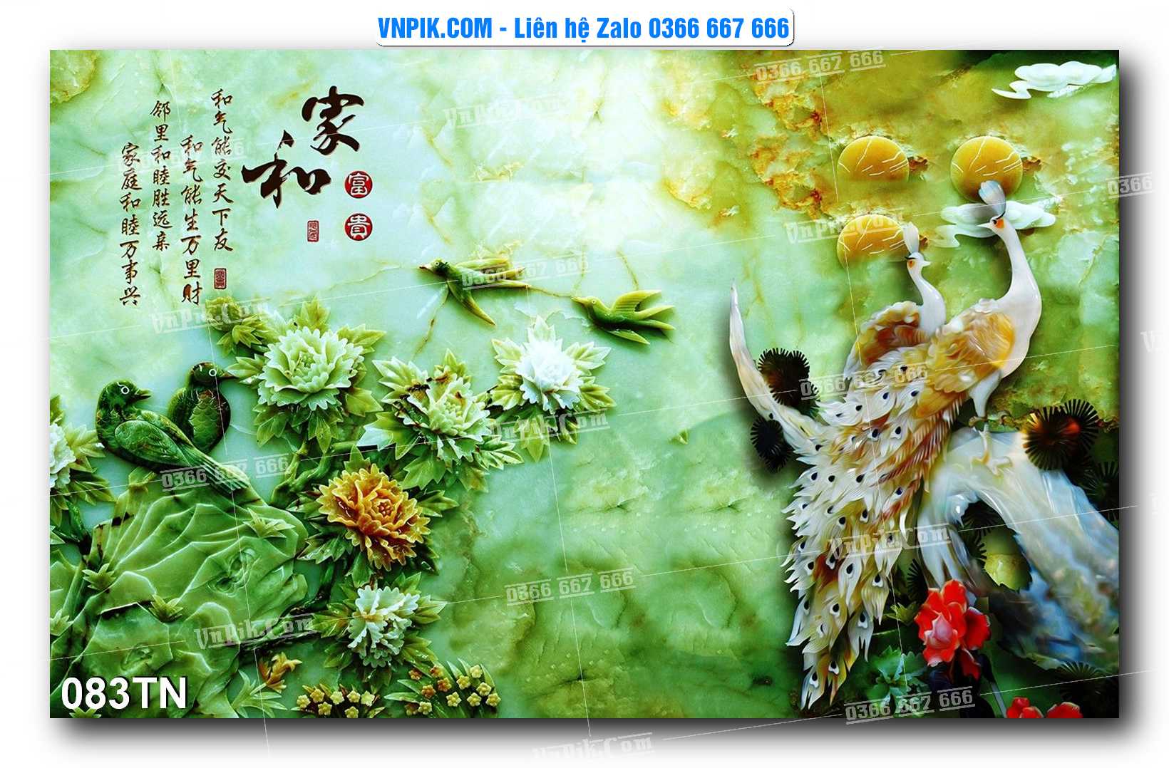 File PSD Vector Tranh giả ngọc phong thủy – Điêu khắc gỗ – Mã file 083TN