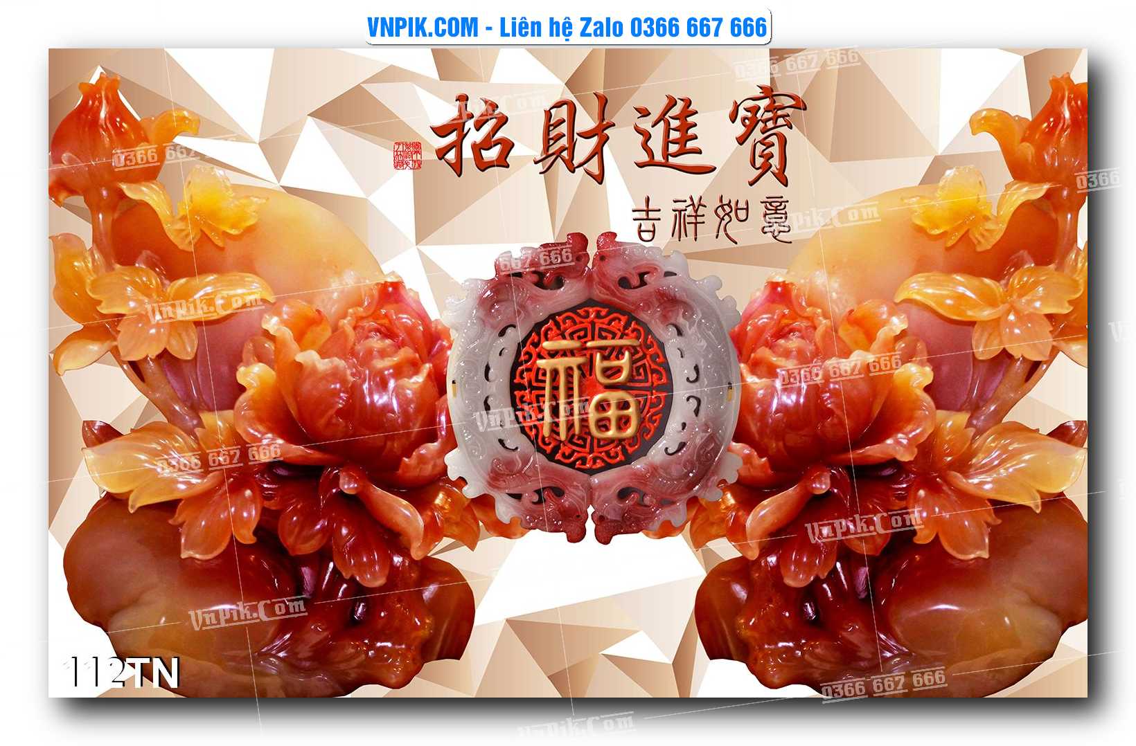 File PSD Vector Tranh giả ngọc phong thủy – Điêu khắc gỗ – Mã file 112TN