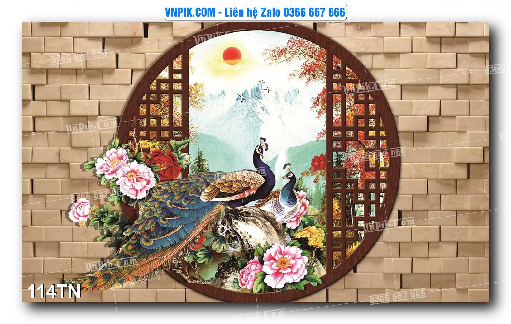 File PSD Vector Tranh giả ngọc phong thủy – Điêu khắc gỗ – Mã file 114TN
