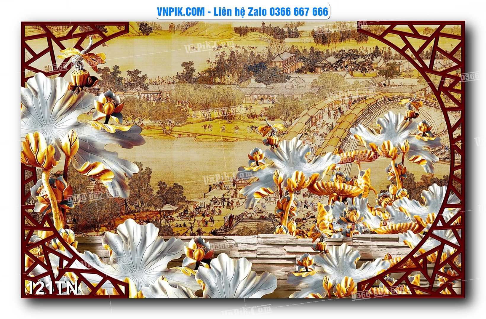 File PSD Vector Tranh giả ngọc phong thủy – Điêu khắc gỗ – Mã file 121TN