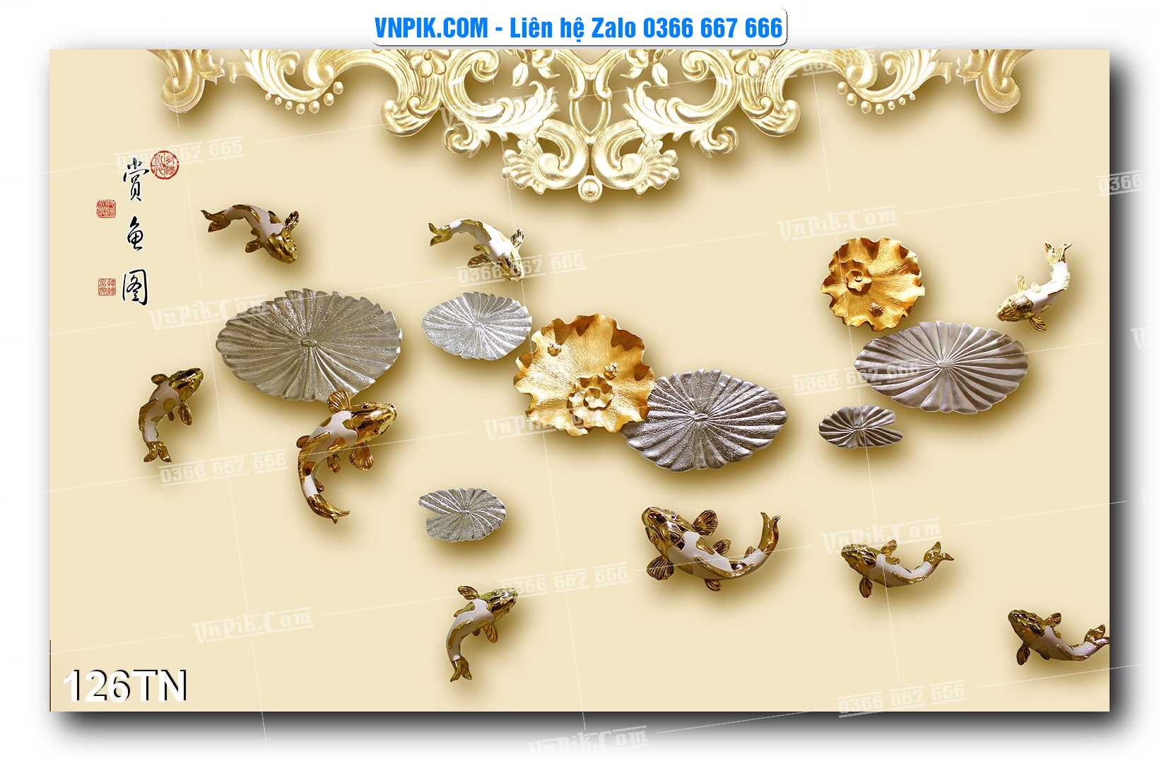 File PSD Vector Tranh giả ngọc phong thủy – Điêu khắc gỗ – Mã file 126TN