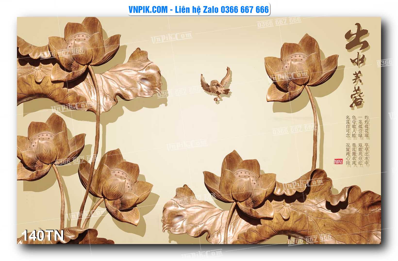 File PSD Vector Tranh giả ngọc phong thủy – Điêu khắc gỗ – Mã file 140TN