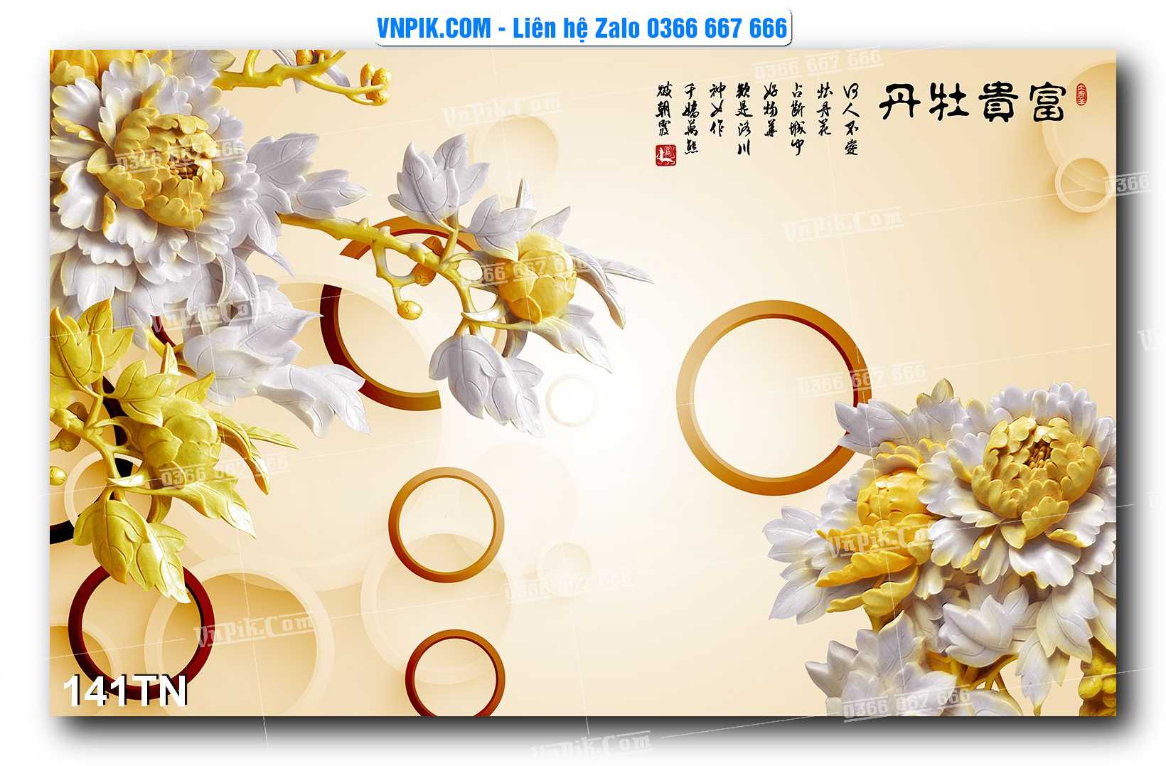 File PSD Vector Tranh giả ngọc phong thủy – Điêu khắc gỗ – Mã file 141TN