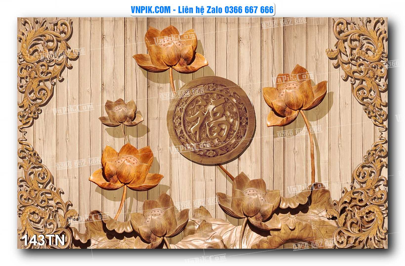 File PSD Vector Tranh giả ngọc phong thủy – Điêu khắc gỗ – Mã file 143TN