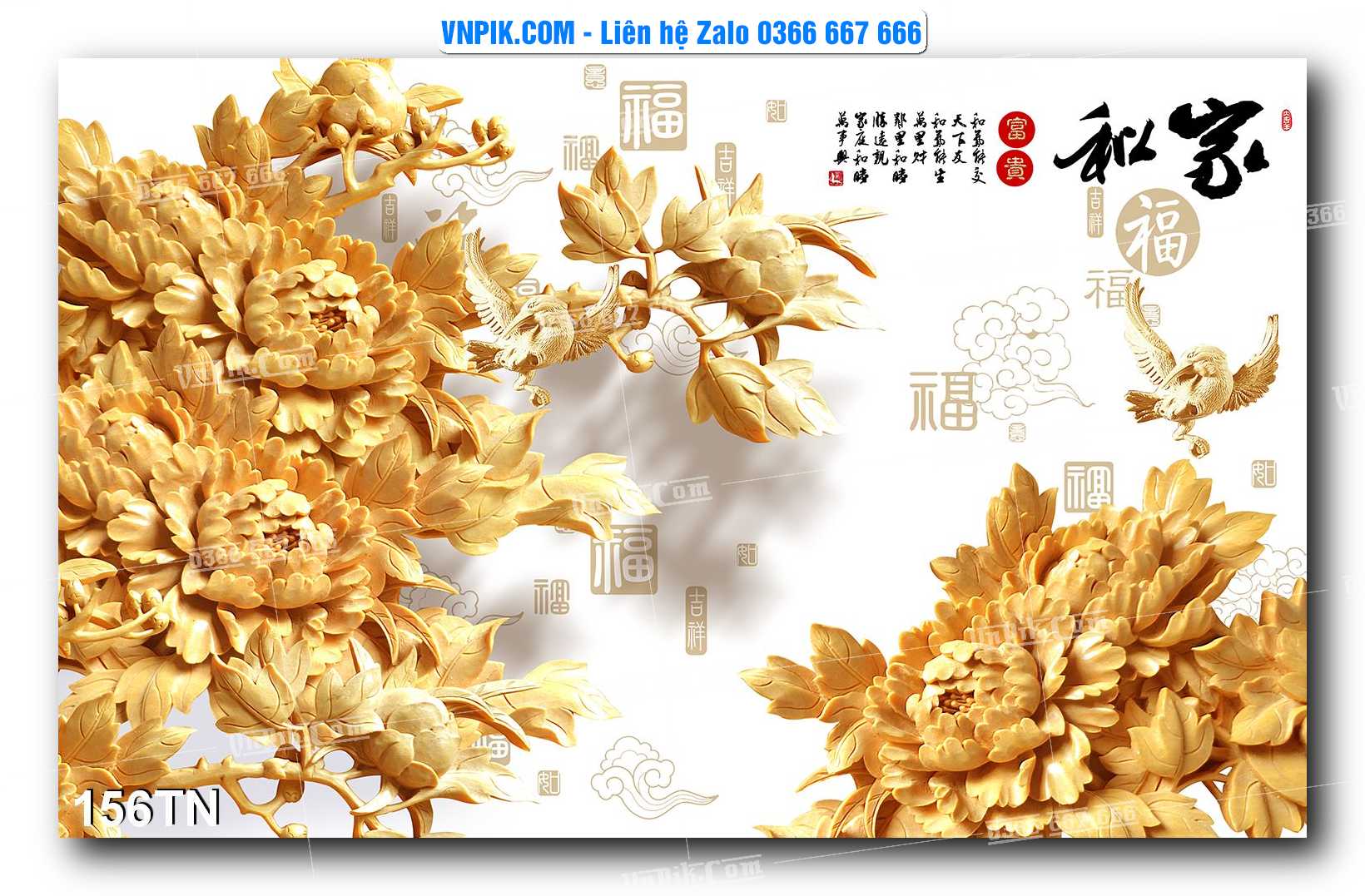 File PSD Vector Tranh giả ngọc phong thủy – Điêu khắc gỗ – Mã file 156TN