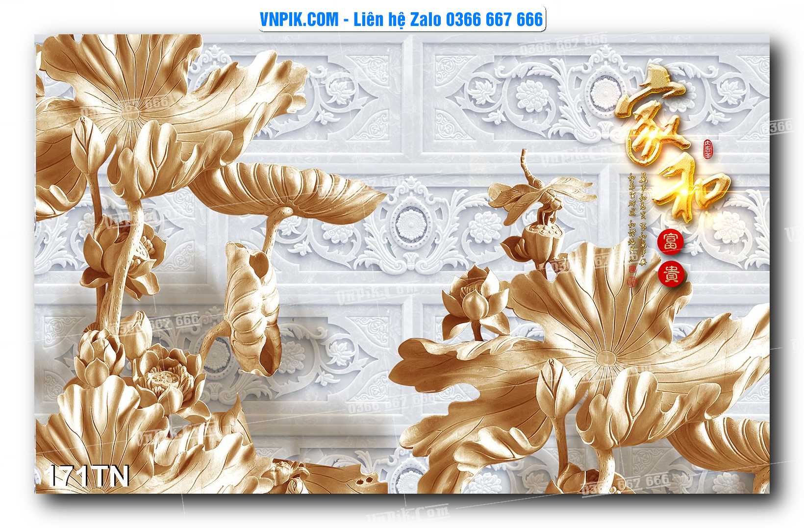 File PSD Vector Tranh giả ngọc phong thủy – Điêu khắc gỗ – Mã file 171TN