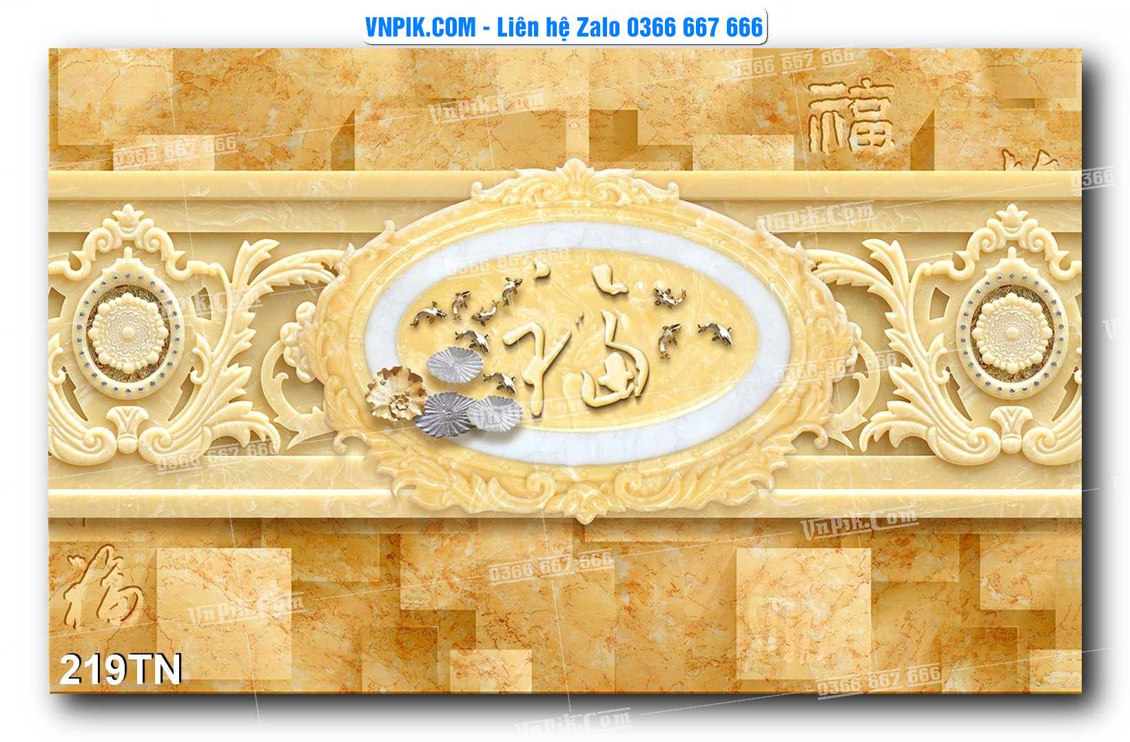File PSD Vector Tranh giả ngọc phong thủy – Điêu khắc gỗ – Mã file 219TN