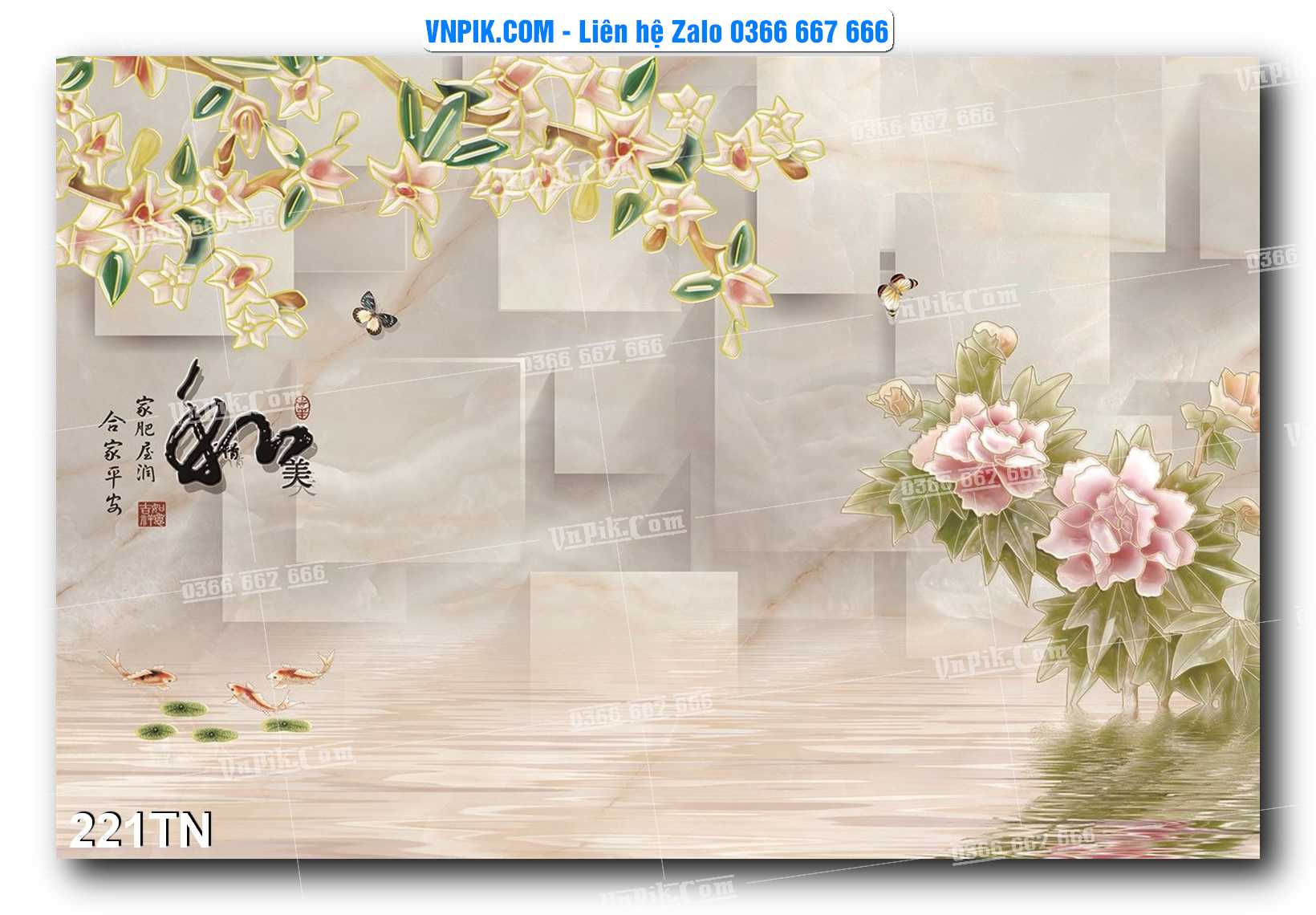 File PSD Vector Tranh giả ngọc phong thủy – Điêu khắc gỗ – Mã file 221TN