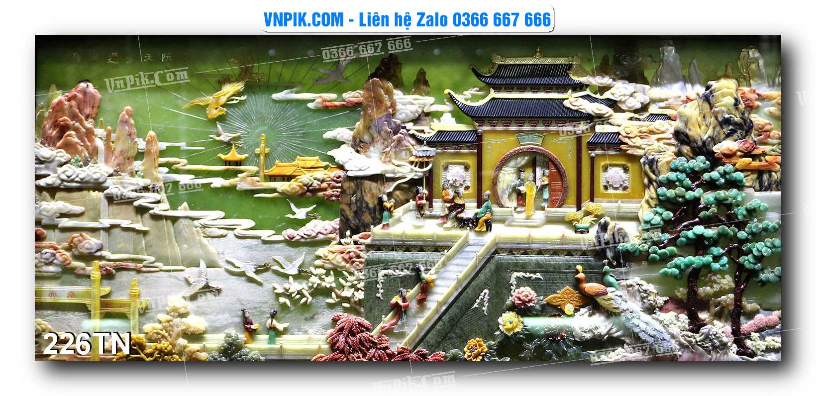 File PSD Vector Tranh giả ngọc phong thủy – Điêu khắc gỗ – Mã file 226TN