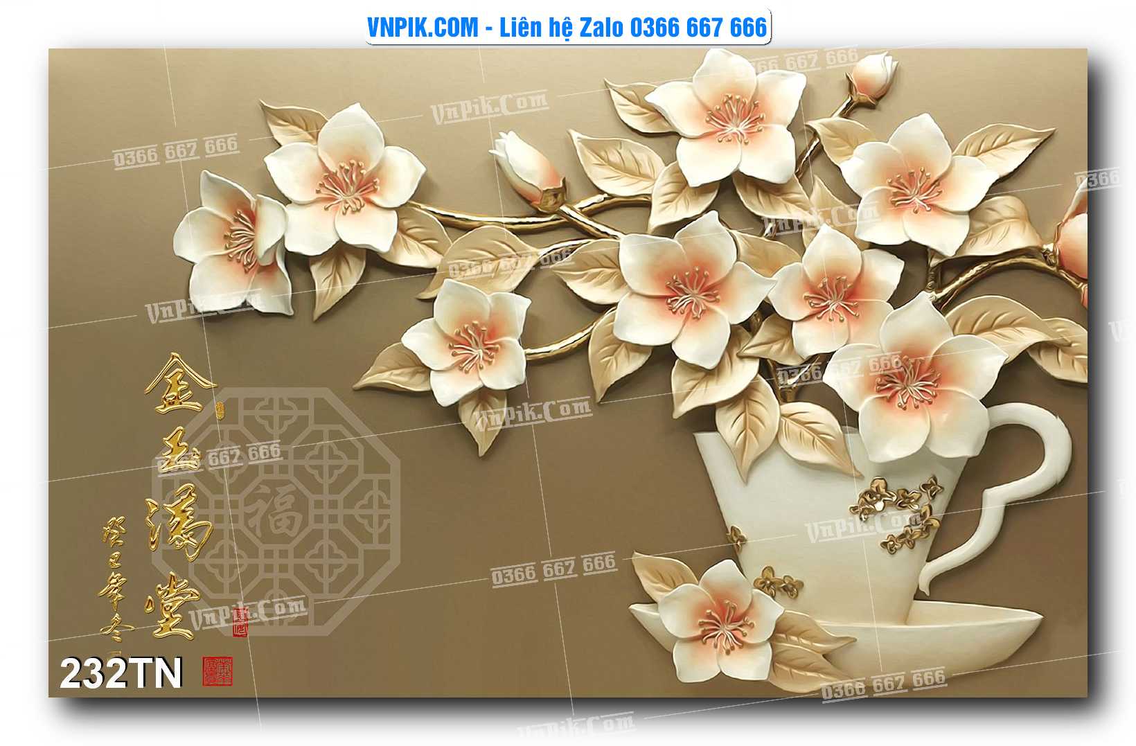 File PSD Vector Tranh giả ngọc phong thủy – Điêu khắc gỗ – Mã file 232TN