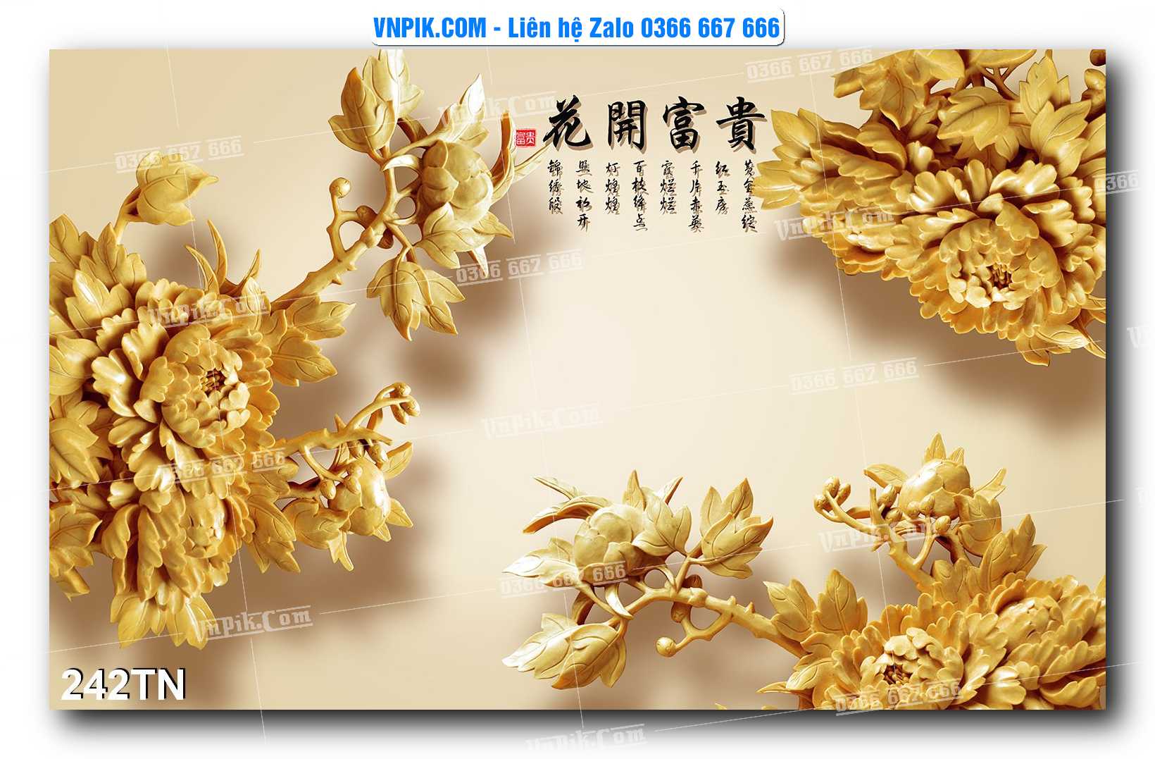 File PSD Vector Tranh giả ngọc phong thủy – Điêu khắc gỗ – Mã file 242TN
