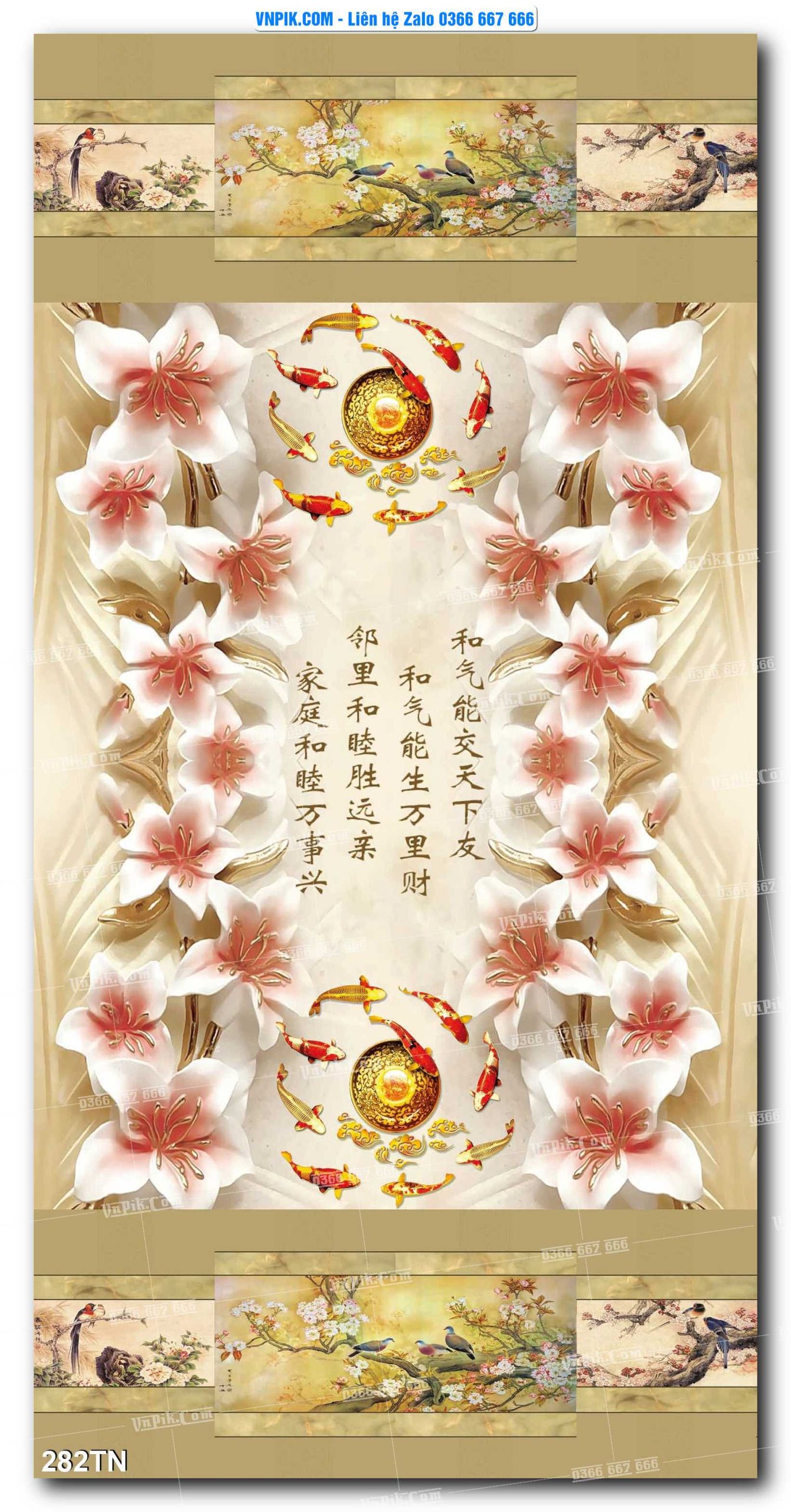 File PSD Vector Tranh giả ngọc phong thủy – Điêu khắc gỗ – Mã file 282TN