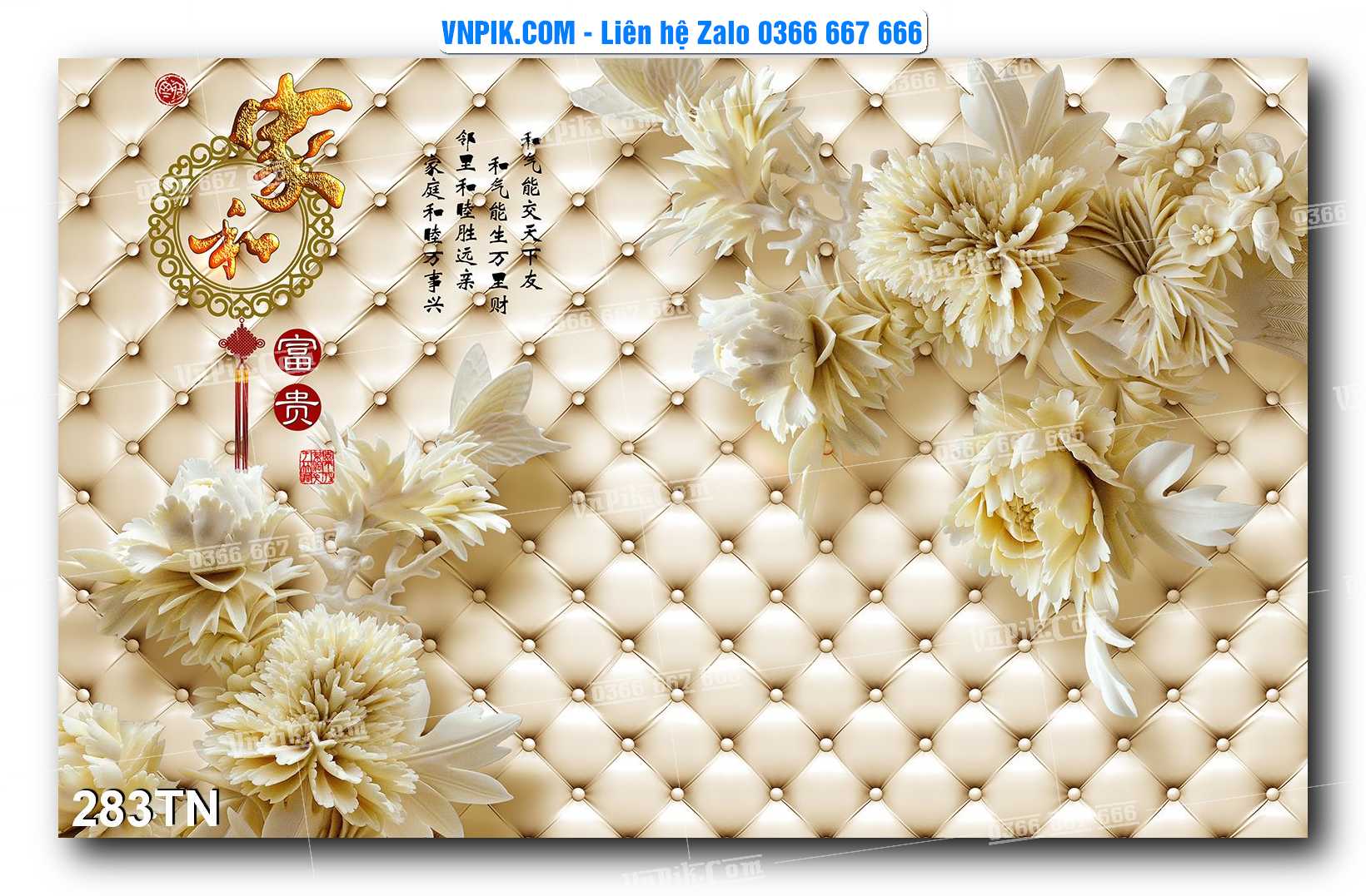 File PSD Vector Tranh giả ngọc phong thủy – Điêu khắc gỗ – Mã file 283TN