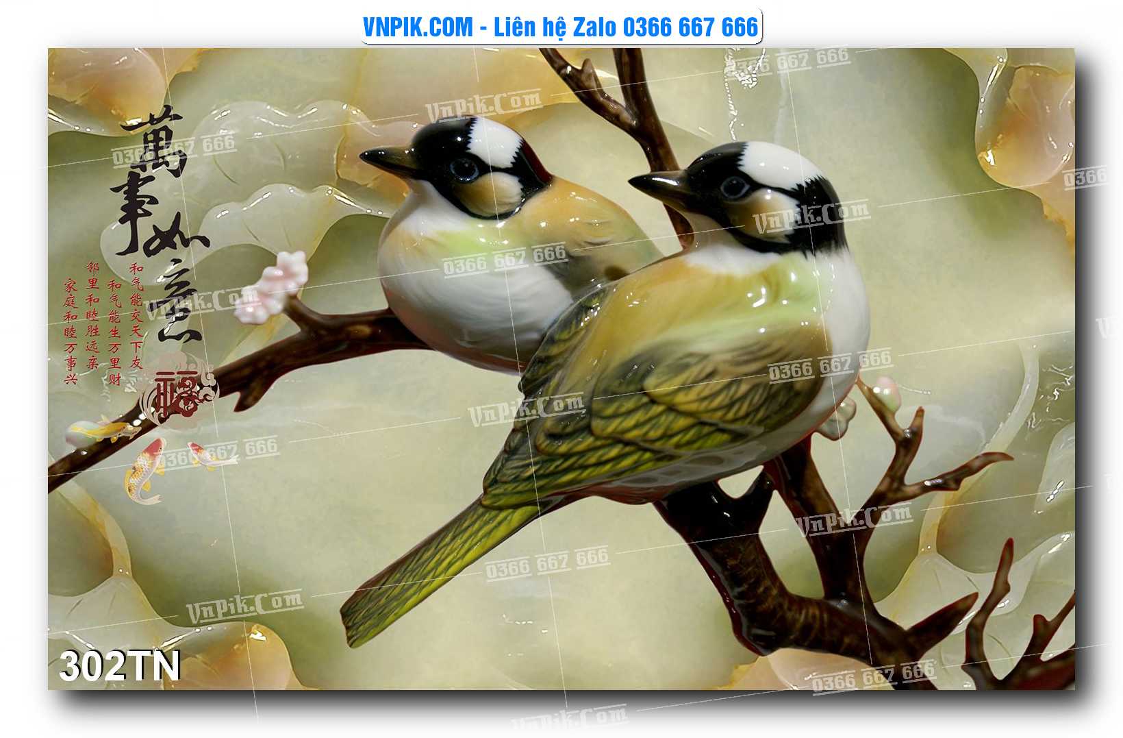File PSD Vector Tranh giả ngọc phong thủy – Điêu khắc gỗ – Mã file 302TN