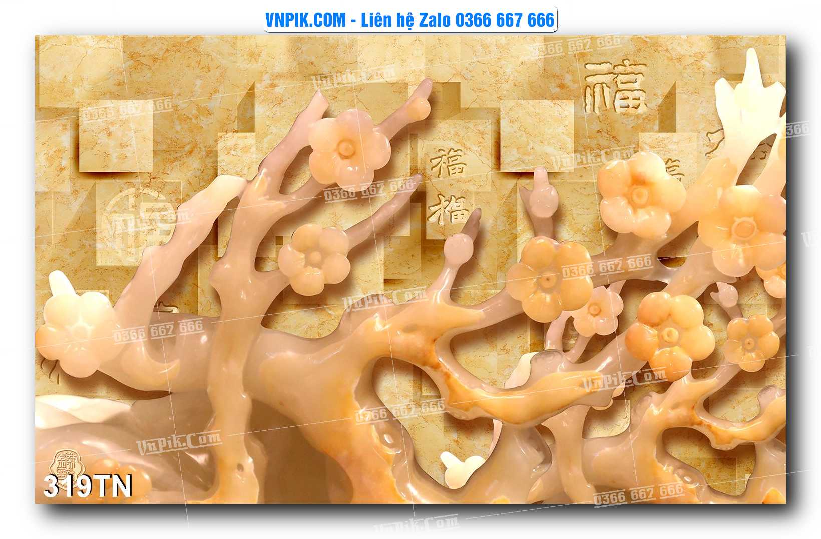 File PSD Vector Tranh giả ngọc phong thủy – Điêu khắc gỗ – Mã file 319TN