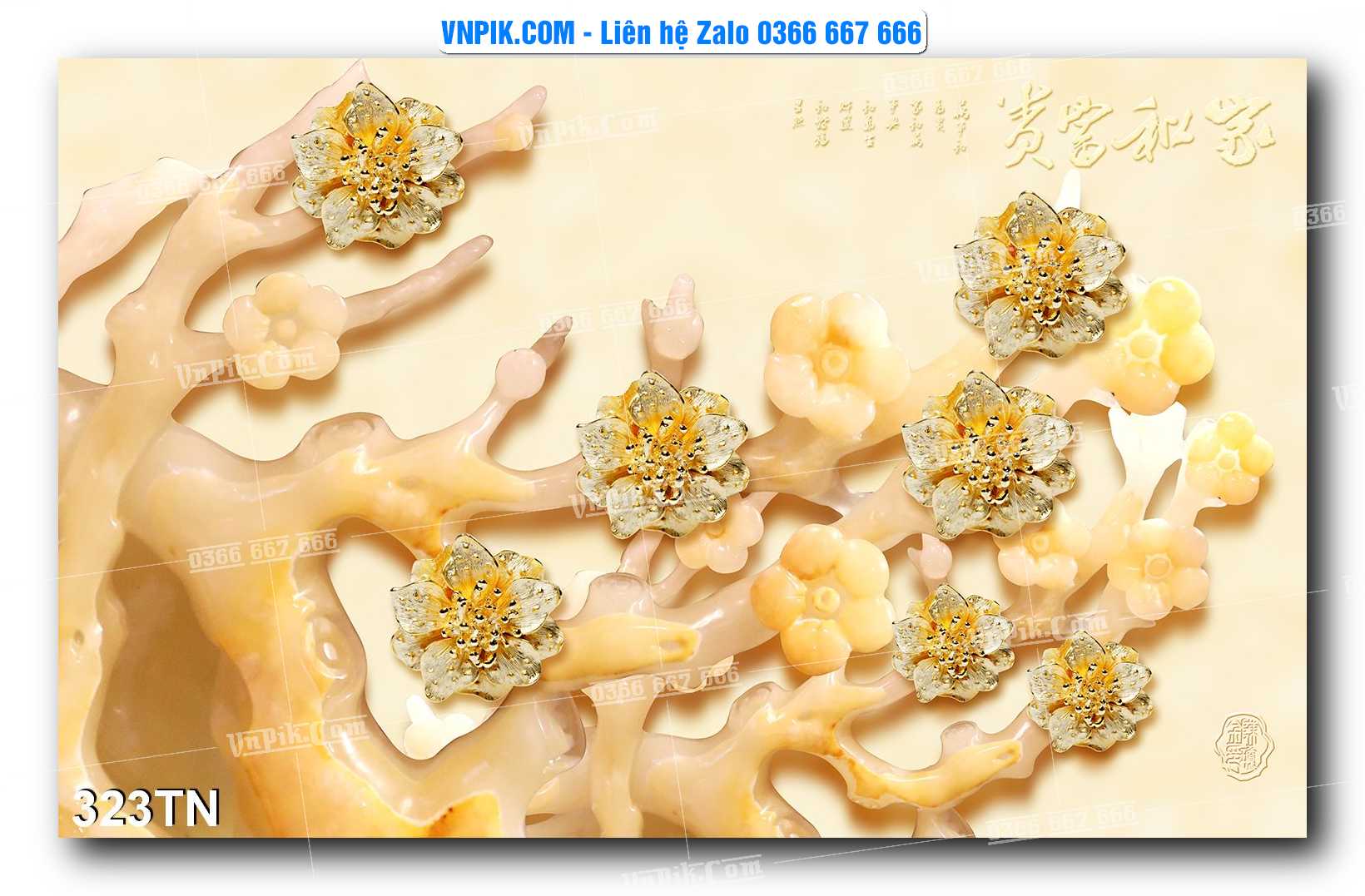 File PSD Vector Tranh giả ngọc phong thủy – Điêu khắc gỗ – Mã file 323TN