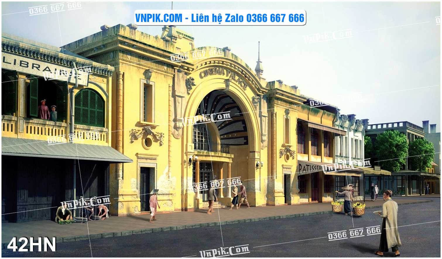 File Tranh Hà Nội Xưa Mã File 42HN