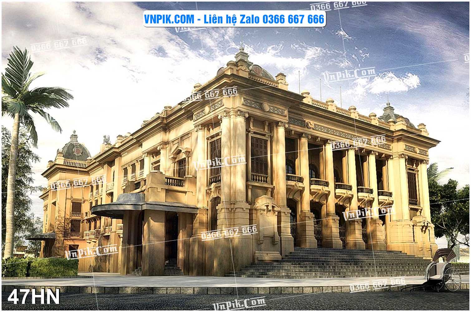 File Tranh Hà Nội Xưa Mã File 47HN
