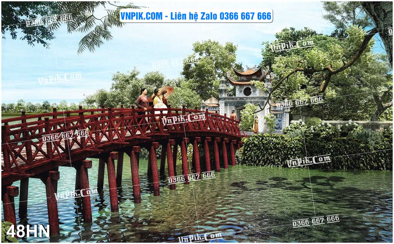 File Tranh Hà Nội Xưa Mã File 48HN