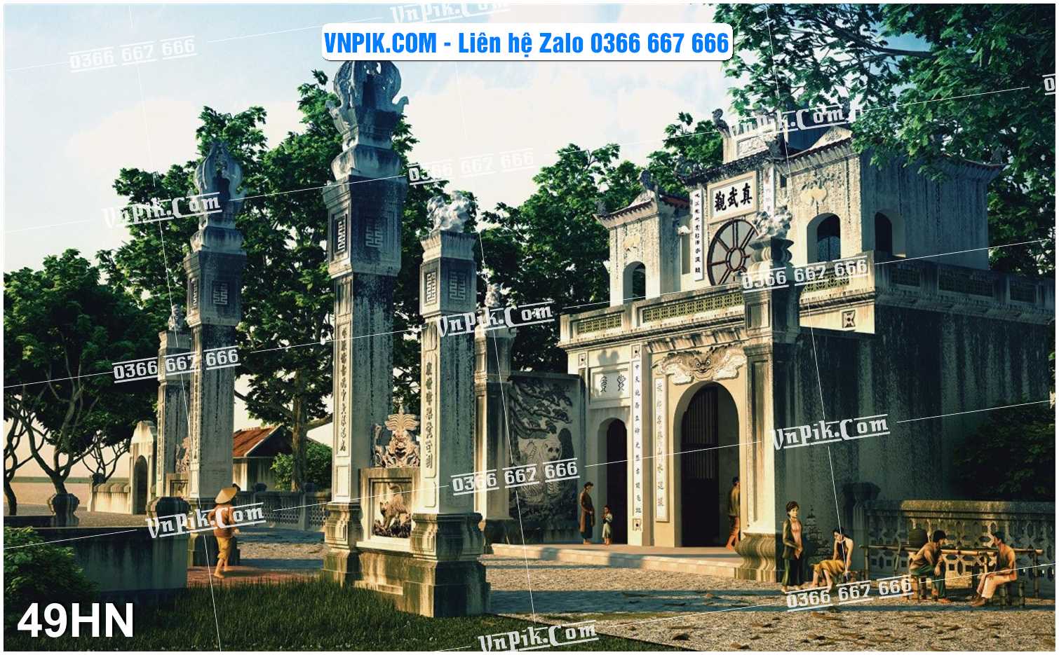 File Tranh Hà Nội Xưa Mã File 49HN