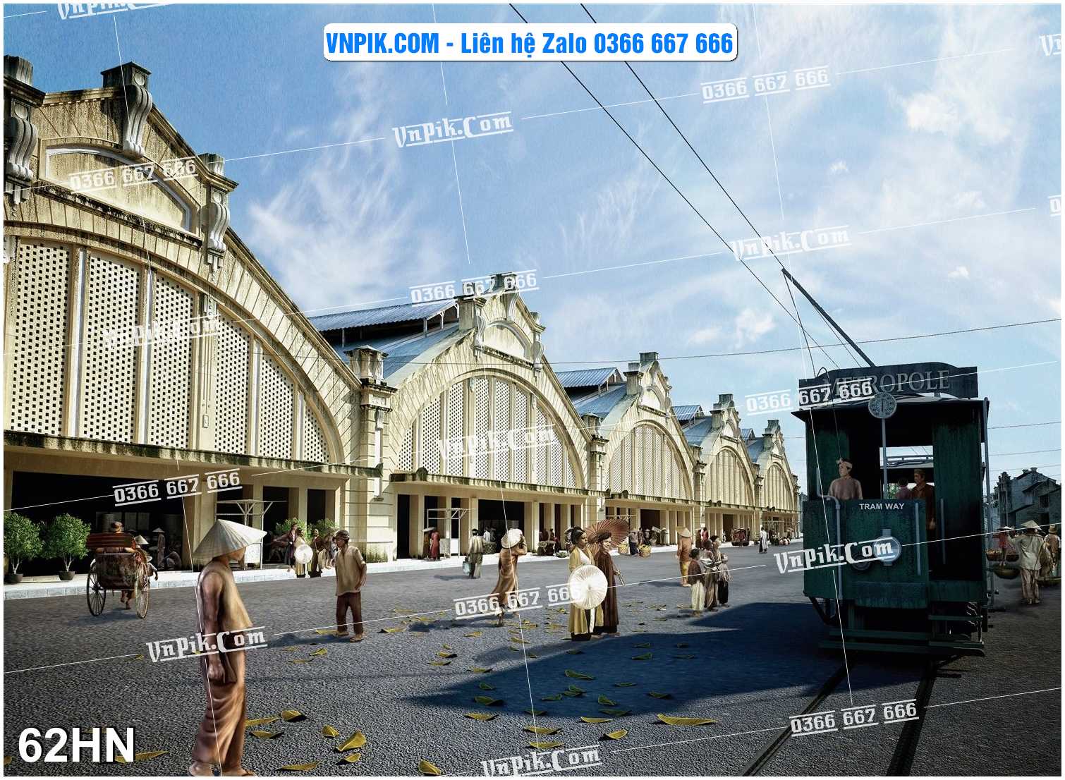 File Tranh Hà Nội Xưa Mã File 62HN