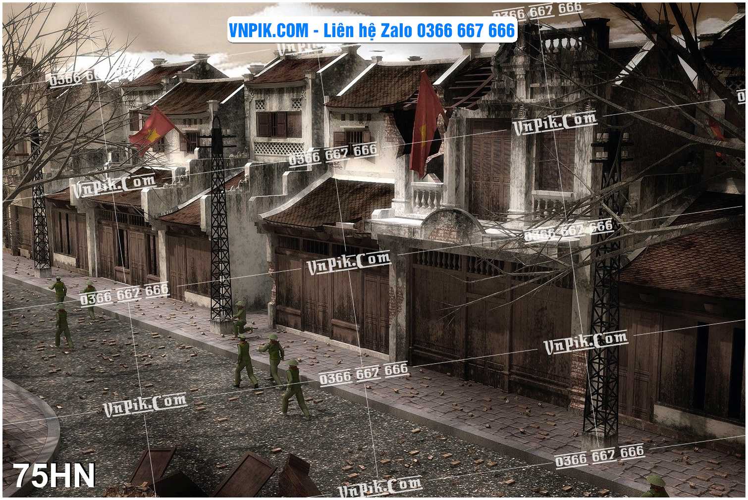 File Tranh Hà Nội Xưa Mã File 75HN