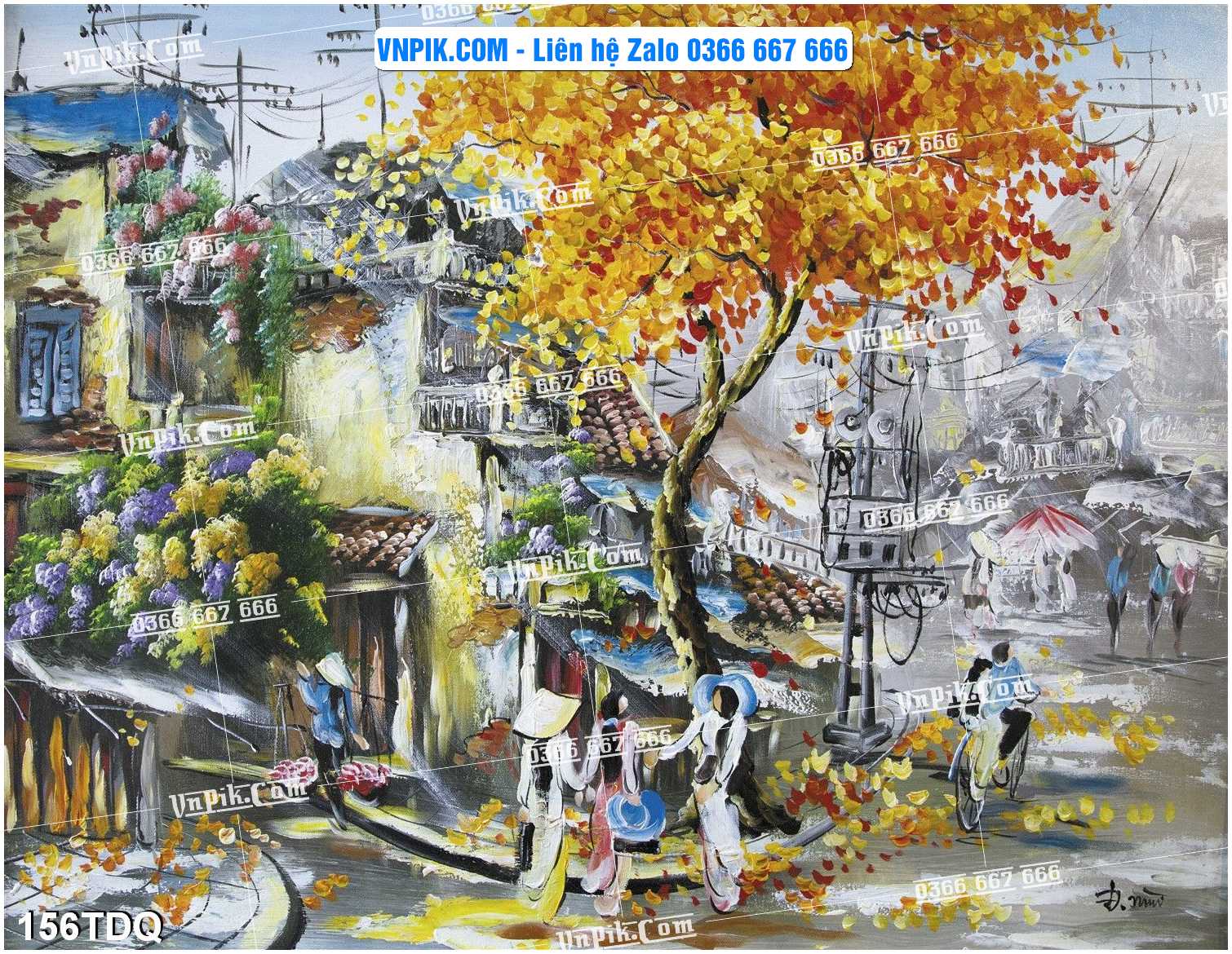 File Vector Tranh làng quê Việt nam mã file 156TDQ