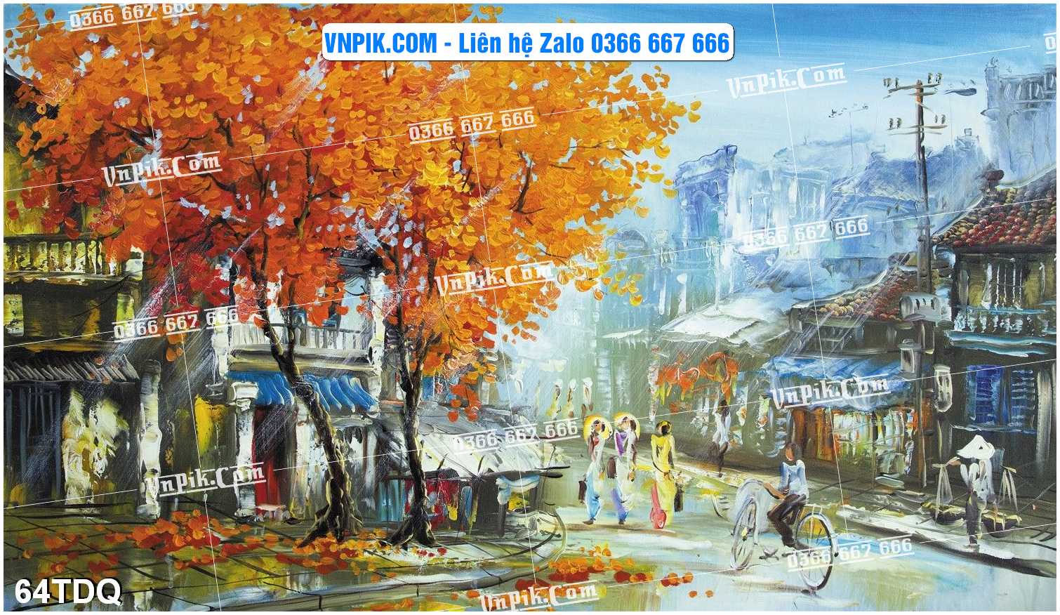 File Vector Tranh làng quê Việt nam mã file 64TDQ