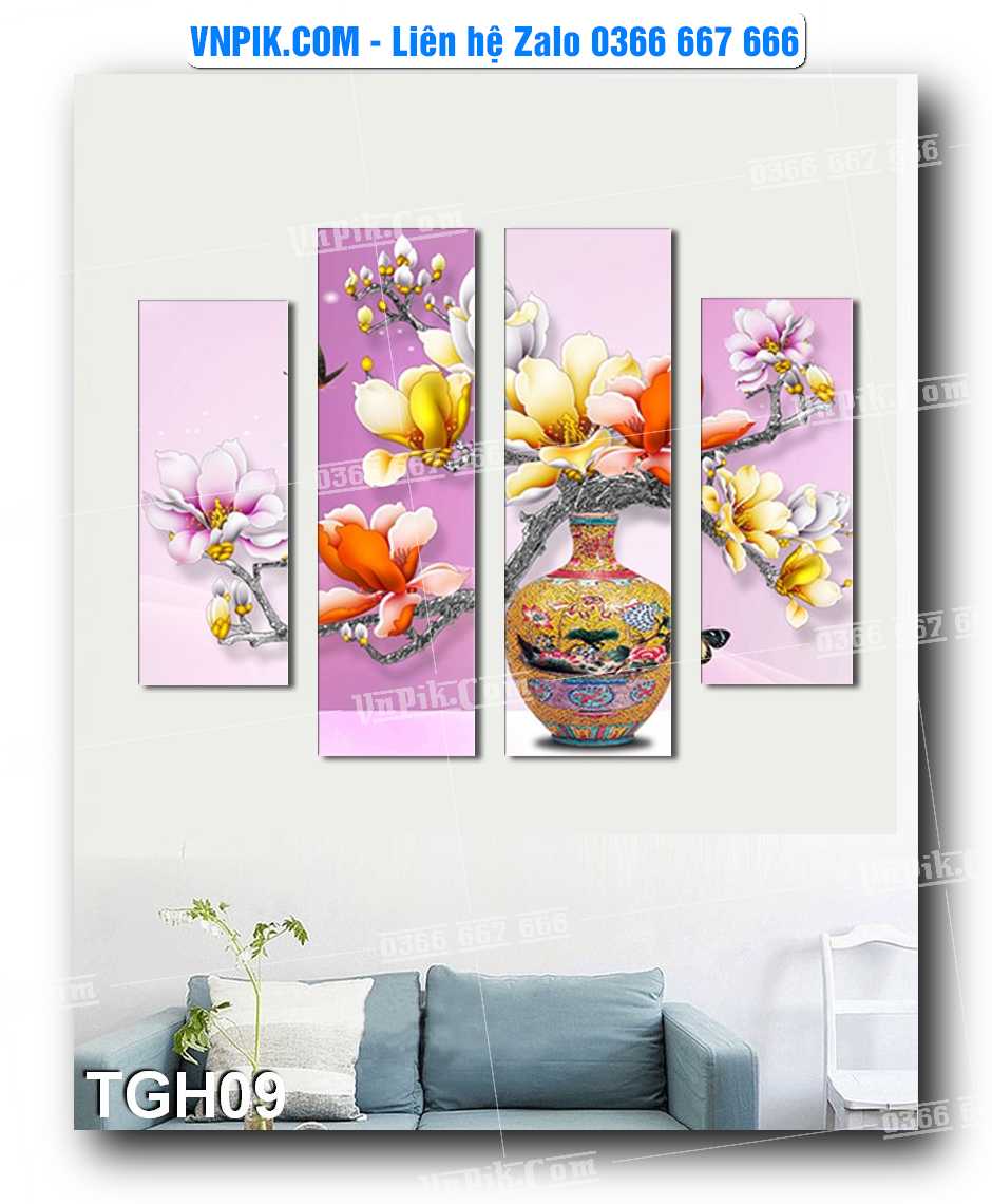 Tranh Ghép Treo Tường Mã File TGH09