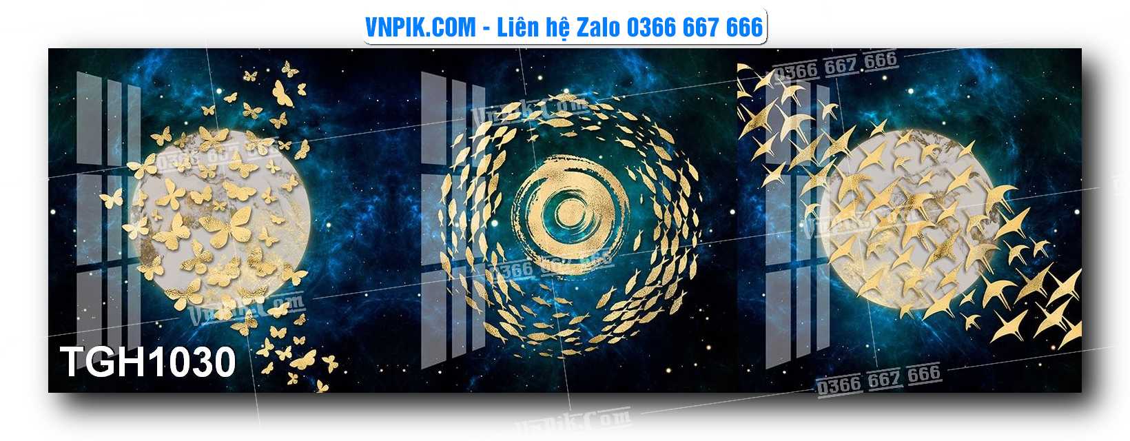 Tranh Ghép Treo Tường Mã File TGH1030
