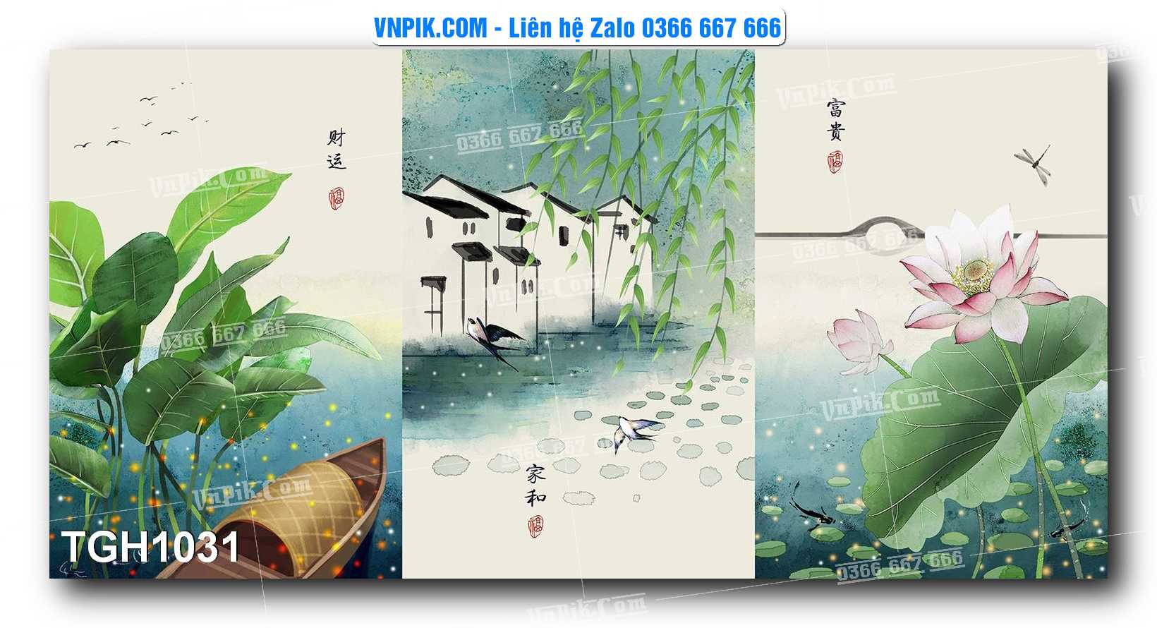 Tranh Ghép Treo Tường Mã File TGH1031