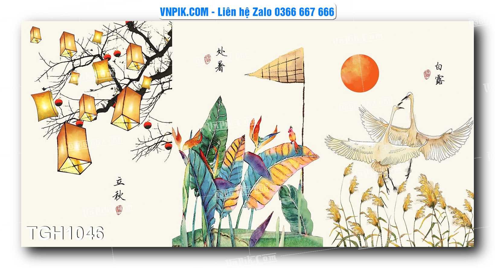 Tranh Ghép Treo Tường Mã File TGH1046