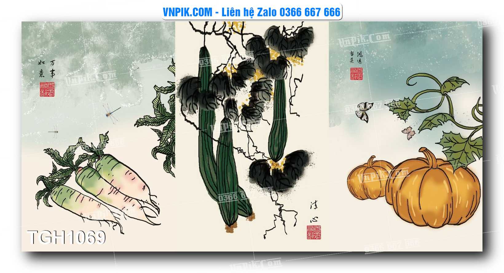 Tranh Ghép Treo Tường Mã File TGH1069