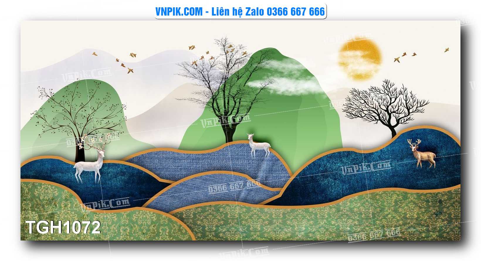 Tranh Ghép Treo Tường Mã File TGH1072