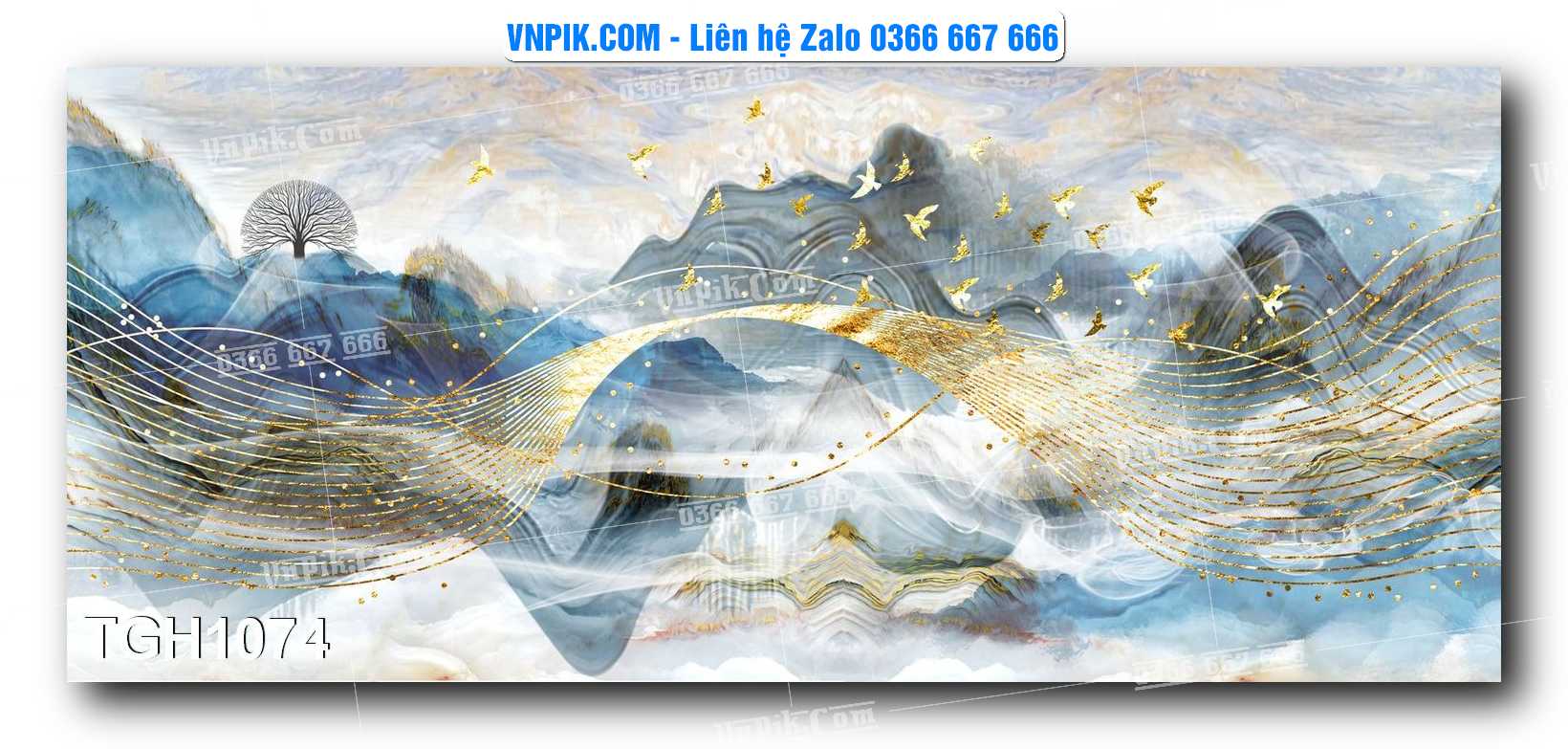 Tranh Ghép Treo Tường Mã File TGH1074
