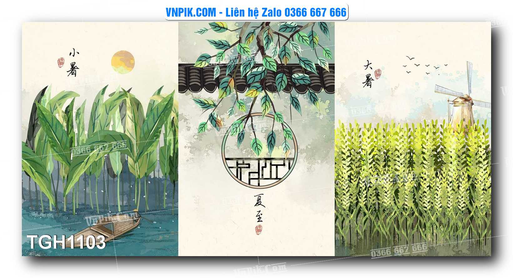 Tranh Ghép Treo Tường Mã File TGH1103